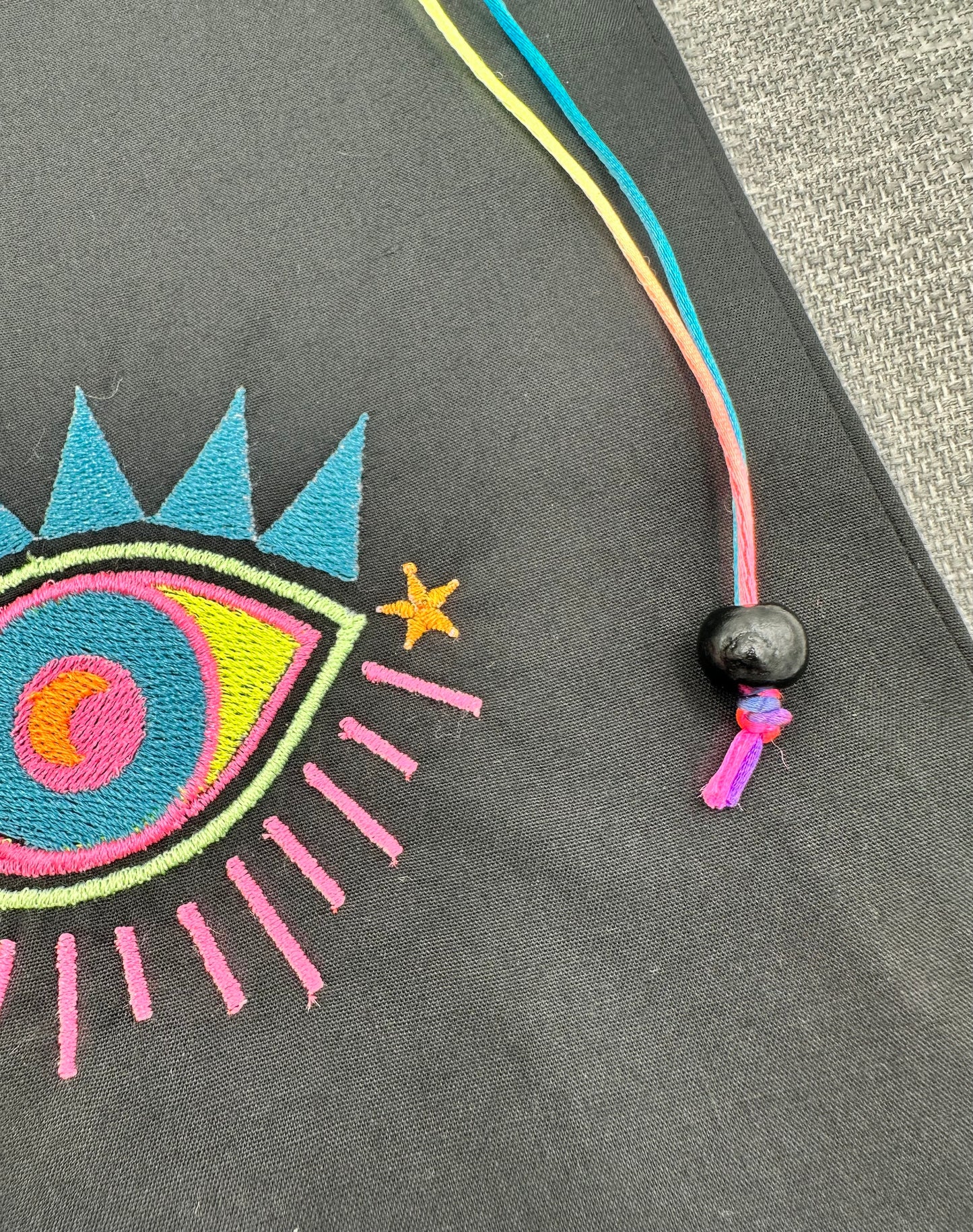 Colourful Mystical Eye Drawstring Bag / Pouch