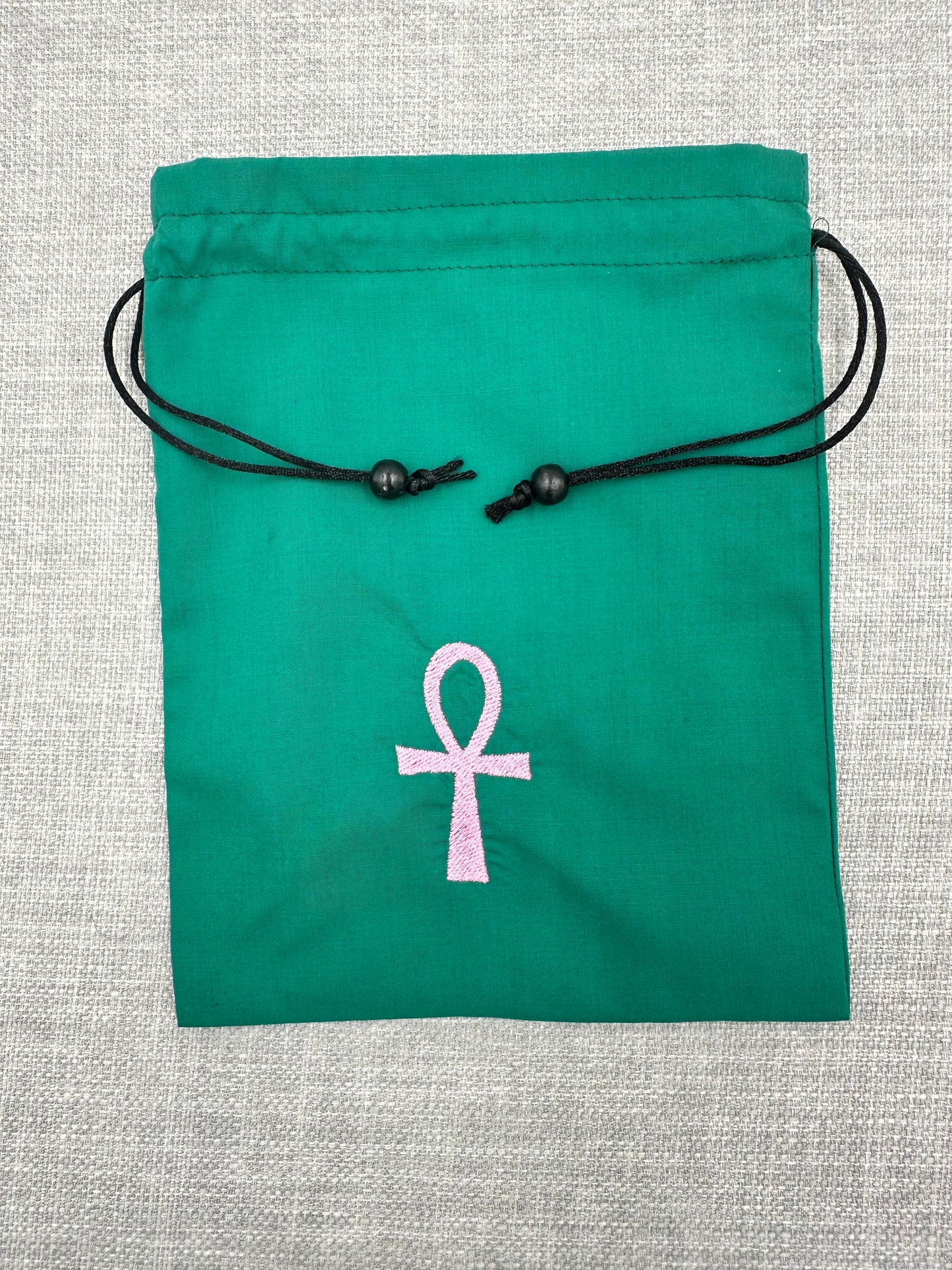 Ankh Symbol Drawstring Bag / Pouch