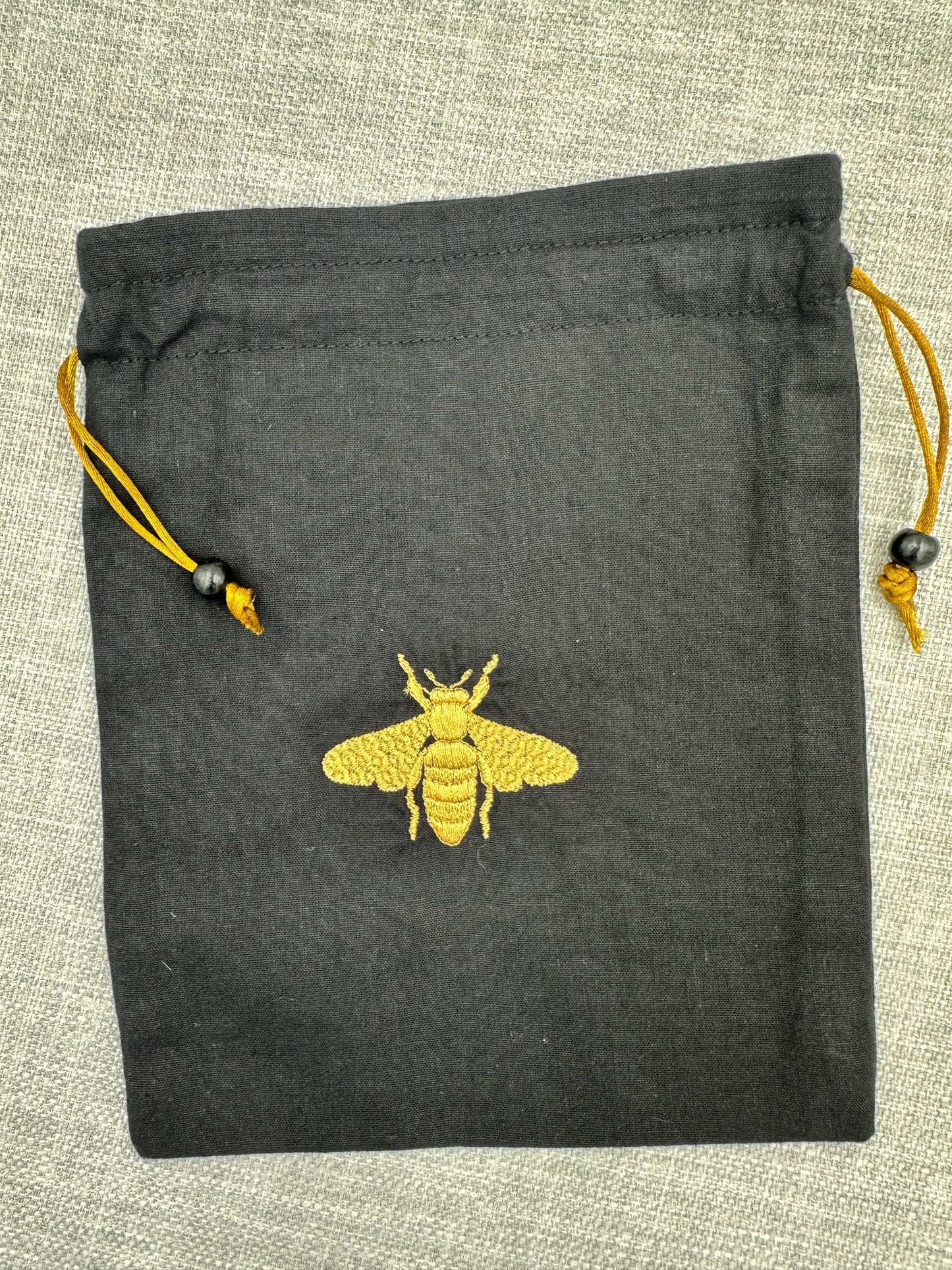 Bee Symbol Drawstring Bag / Pouch
