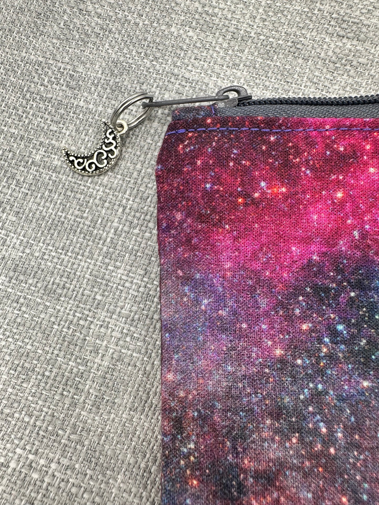 Cosmic Moon Zip Pouch