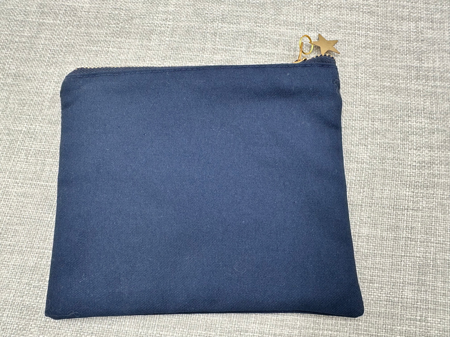 Navy and Constellation 'Starry Night' Zip Pouch