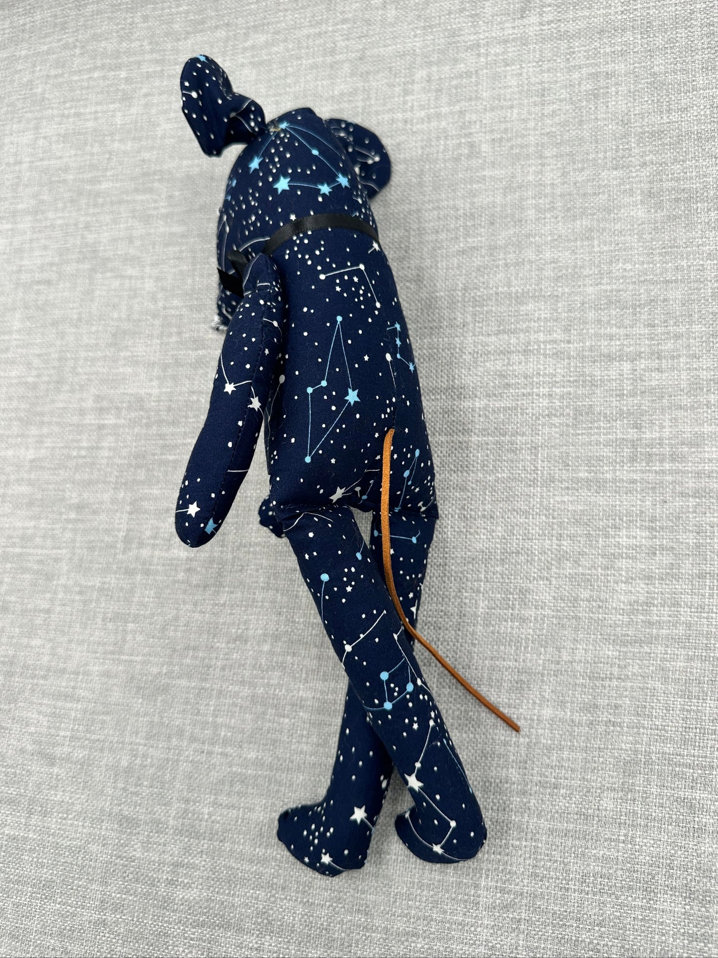 Starry Constellation Mouse – Handmade Celestial Art Doll