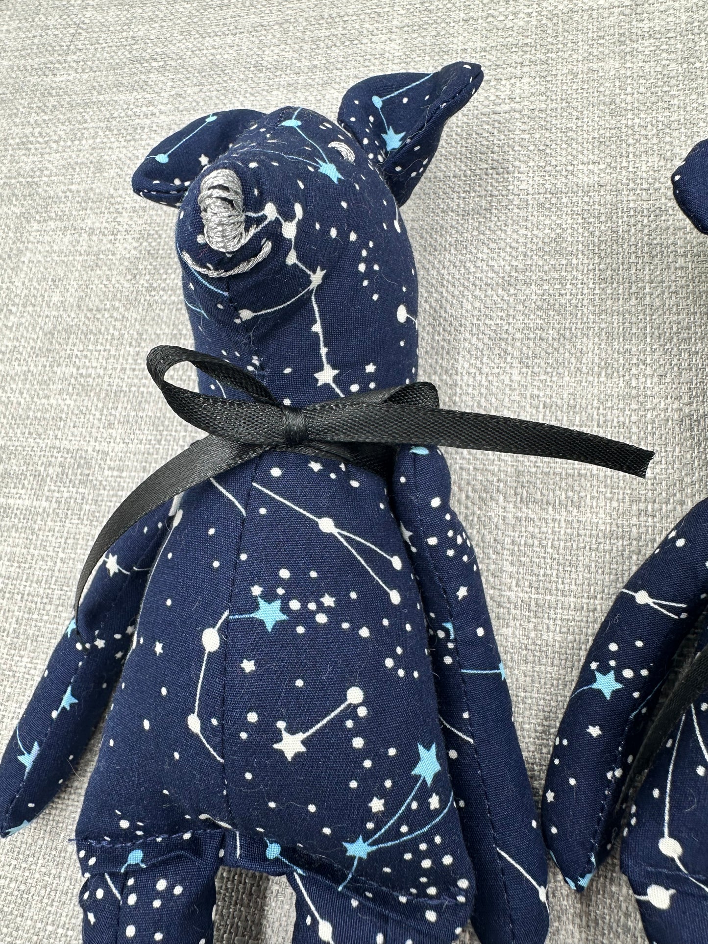 Starry Constellation Mouse – Handmade Celestial Art Doll