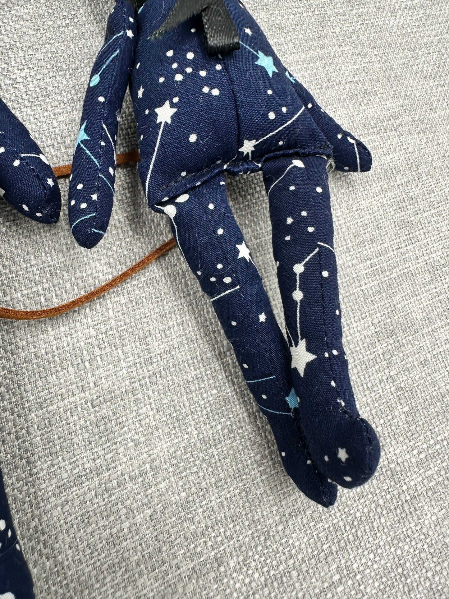 Starry Constellation Mouse – Handmade Celestial Art Doll